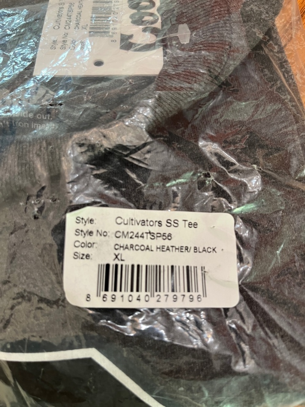 NWT Cookies Cultivators SS Tee in Charcoal Heather / Black - Picture 5 of 5